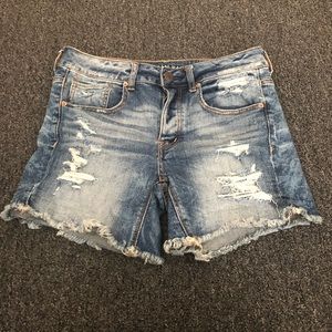 American eagle jean shorts. Ripped. Fits like s 6